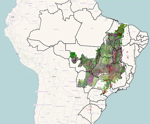 KORY MELBY:  Map of Pivot Irrigation Brazil