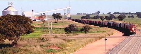 Brazil Railroads:  Rondonopolis, Mato Grosso, Brazil